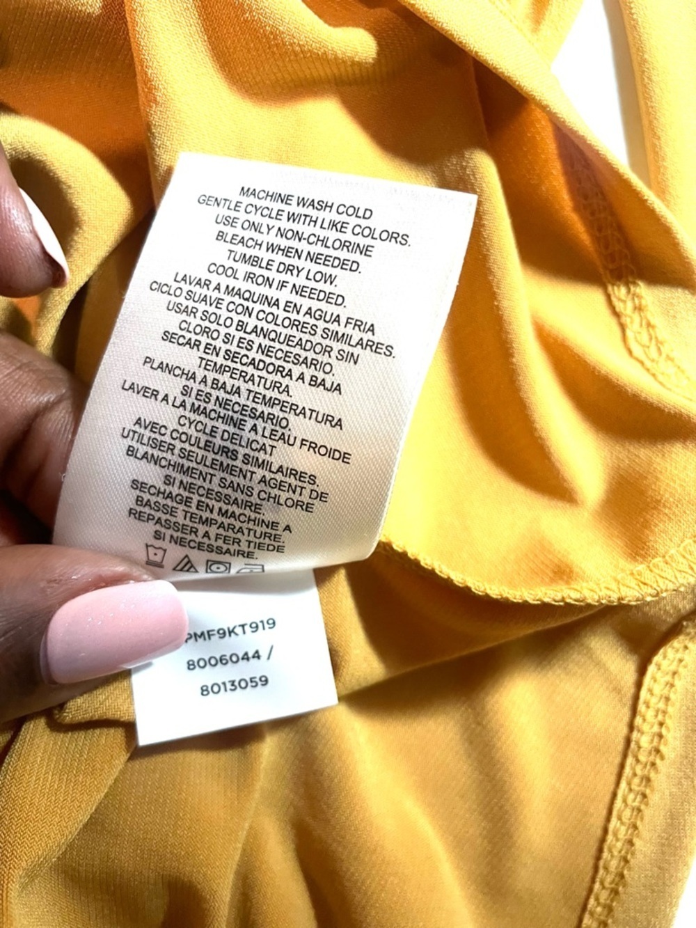 Jones New York Mustard Pleated Neck Blouse NWT XL Work Office Top - Picture 5 of 10
